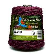 Barbante Amazônia Nº 6 com 600g São João - Cor 32 Vinho