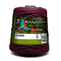 Barbante Amazônia Nº 6 com 600g São João - Cor 32 Vinho