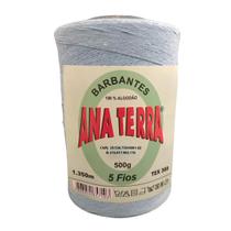 Barbante Ana Terra Azul Bebê - 500 Gr - Fio 5 - 1390m