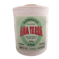 Barbante Ana Terra Branco Neve - 800 Gr - Fio 3 - 3600m