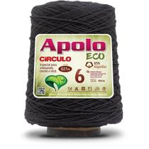 Barbante Apolo Eco Nº 6 600g 627m Preto 8990 Círculo - Circulo