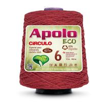 Barbante Apolo Eco nº6 com 600g Círculo - Pimenta
