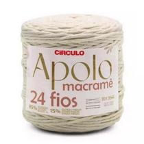 Barbante Apolo Macramê Circulo - 800g COR:4445 - Tangerina
