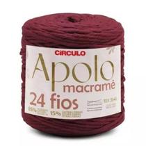Barbante Apolo Macramê Circulo - 800g COR:7136 - Marsala