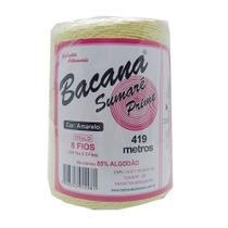 Barbante bacana cor amarelo 8 fios 419 metros - un