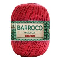 Barbante Barroco Max Color 6 (400g) Cor 3402 Vermelho Circulo