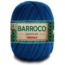 Barbante Barroco Maxcolor 6 200g 226m Azul Bic 2829 Círculo - Circulo
