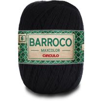 Barbante Barroco Maxcolor 6 200G 226M Preto 8990 Círculo - Circulo