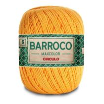 Barbante Barroco Maxcolor 6 (400g) Cor 1449 Ouro Barbante Barroco Maxcolor 6 (400g) Cor 1449 Ouro
