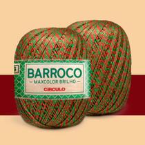Barbante Barroco MaxColor Brilho nº 6 200g - Edição Especial Natal Barbante Barroco MaxColor Brilho nº 6 200g - Edição Especial Natal