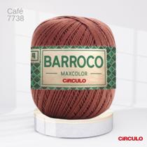 Barbante Barroco MaxColor Café 7738 nº 4 200g Barbante Barroco MaxColor Café 7738 nº 4 200g
