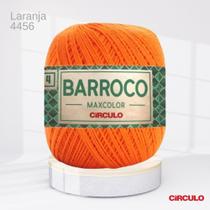 Barbante Barroco MaxColor Laranja 4456 nº 4 200g Barbante Barroco MaxColor Laranja 4456 nº 4 200g