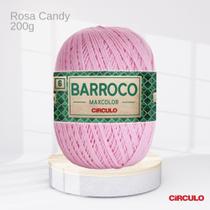 Barbante Barroco MaxColor nº 6 - 200g Cor Rosa Candy 3526 Barbante Barroco MaxColor nº 6 - 200g Cor Rosa Candy 3526