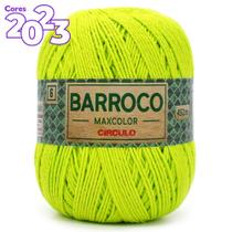 Barbante Barroco MaxColor nº 6 400g - 5583 Verde Limão