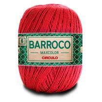 Barbante Barroco Maxcolor nº6 200g Cor Vermelho - Círculo