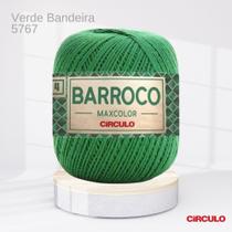 Barbante Barroco MaxColor Verde Bandeira 5767 nº 4 200g