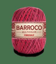Barbante Barroco Multicolor 200 Gramas Espessura Fio n 6 Circulo Matizado e Mesclado para Crochê, Tricô, Flor e Amigurumi