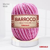 Barbante Barroco Multicolor 200g Cor Merlot 9520