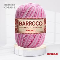 Barbante Barroco Multicolor 200g nº6 Cor Bailarina 9284 Barbante Barroco Multicolor 200g nº6 Cor Bailarina 9284