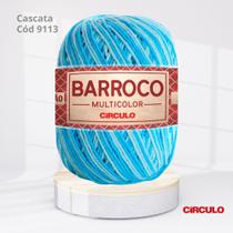 Barbante Barroco Multicolor 200g nº6 Cor Cascata 9113