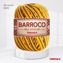 Barbante Barroco Multicolor 200g nº6 Cor Girassol 9492 Barbante Barroco Multicolor 200g nº6 Cor Girassol 9492