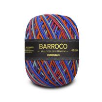 Barbante Barroco Multicolor Premium 200g Crochê Tricô - Círculo