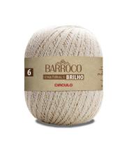 Barbante BARROCO NATURAL 6 BRILHO OURO - Circulo Barbante BARROCO NATURAL 6 BRILHO OURO - Circulo