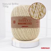 Barbante Barroco Natural Brilho Ouro nº4 700g Barbante Barroco Natural Brilho Ouro nº4 700g