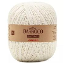 Barbante barroco natural fio 4 700gr círculo Barbante barroco natural fio 4 700gr círculo
