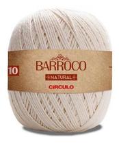 Barbante Barroco Natural Para Crochê Nº10 - 700g 10 Fios