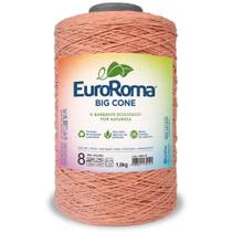 Barbante Big Cone Colorido nº8 c/ 1,8kg EuroRoma - Salmão Barbante Big Cone Colorido nº8 c/ 1,8kg EuroRoma - Salmão