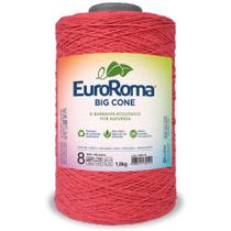 Barbante Big Cone Colorido nº8 com 1,8kg EuroRoma - Cor 1070 Melancia
