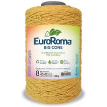 Barbante Big Cone Colorido nº8 com 1,8kg EuroRoma - Cor 470 Mostarda
