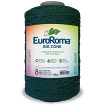 Barbante Big Cone Colorido nº8 com 1,8kg EuroRoma - Cor 804 Verde Musgo