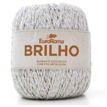 Barbante Brilho Ouro 4/6 400G Branco 200 Euroroma