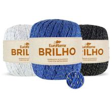 Barbante Brilho Ouro 400g N6 4/6 Fios 406m Euroroma