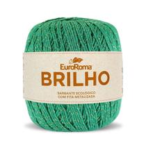 Barbante Brilho Ouro 400g N6 4/6 Fios 406m Euroroma