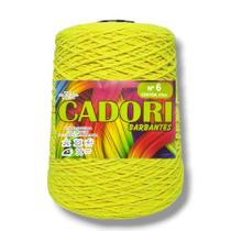 Barbante Cadori 4/6 Cor Amarelo Neon 803 - Rolo 610m