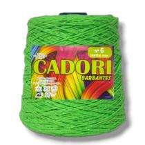 Barbante Cadori 4/6 Cor Verde Limão Neon 765 - Rolo 610m
