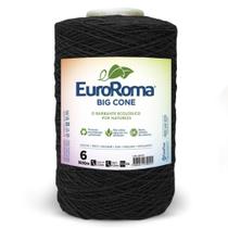 Barbante Color 4/6 1830M 1,8Kg Preto 250 Euroroma
