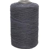 Barbante Colorido 1,8KG 6 Fios Rolo 1820M Preto