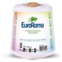 Barbante colorido 600g 4/8 fios 457m branco euroroma