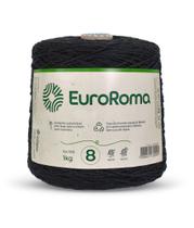 Barbante Colorido Euroroma 1 Kilo Fio Nº8 de 1312 TEX e 762 Metros Crochê e Tricô