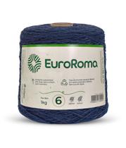 Barbante Colorido Euroroma 1kg Nº6 Crochê e Tricô