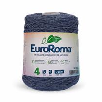 Barbante Colorido Euroroma 4 Fios 600g 915m - Fio Sustentável para Crochê, Tricô, Tapetes e Artesanato