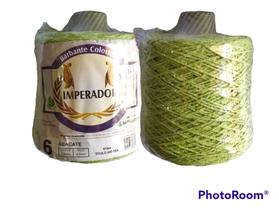 Barbante Colorido Imperador n 6 - Abacate - 610 metros - Barbantextil