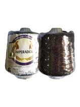 Barbante Colorido Imperador n 6 - Preto - 610 metros - Barbantextil