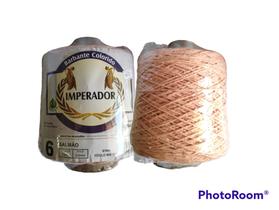 Barbante Colorido Imperador n 6 - Salmão - 610 metros - Barbantextil