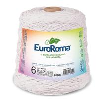 Barbante Colorido nº6 c/ 600g EuroRoma - Branco