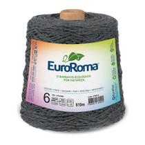 Barbante Colorido nº6 c/ 600g EuroRoma - Chumbo - Eurofios